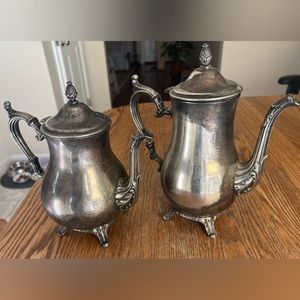 Vintage Silverplated Pitchers - set of 2
